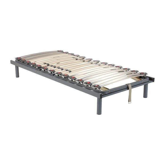 Base de cama ajustable montada sobre espigas - OFERTA ÚNICA - 3 posiciones para dormir - Firmeza ajustable - 80x200cm