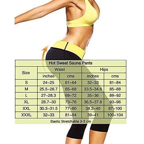 Demeuble® Femme Minceur Legging de Sudation de Sport Pantalon Fitness Pantacourt Yoga Short Sauna d'Entraînement Perte de Poids