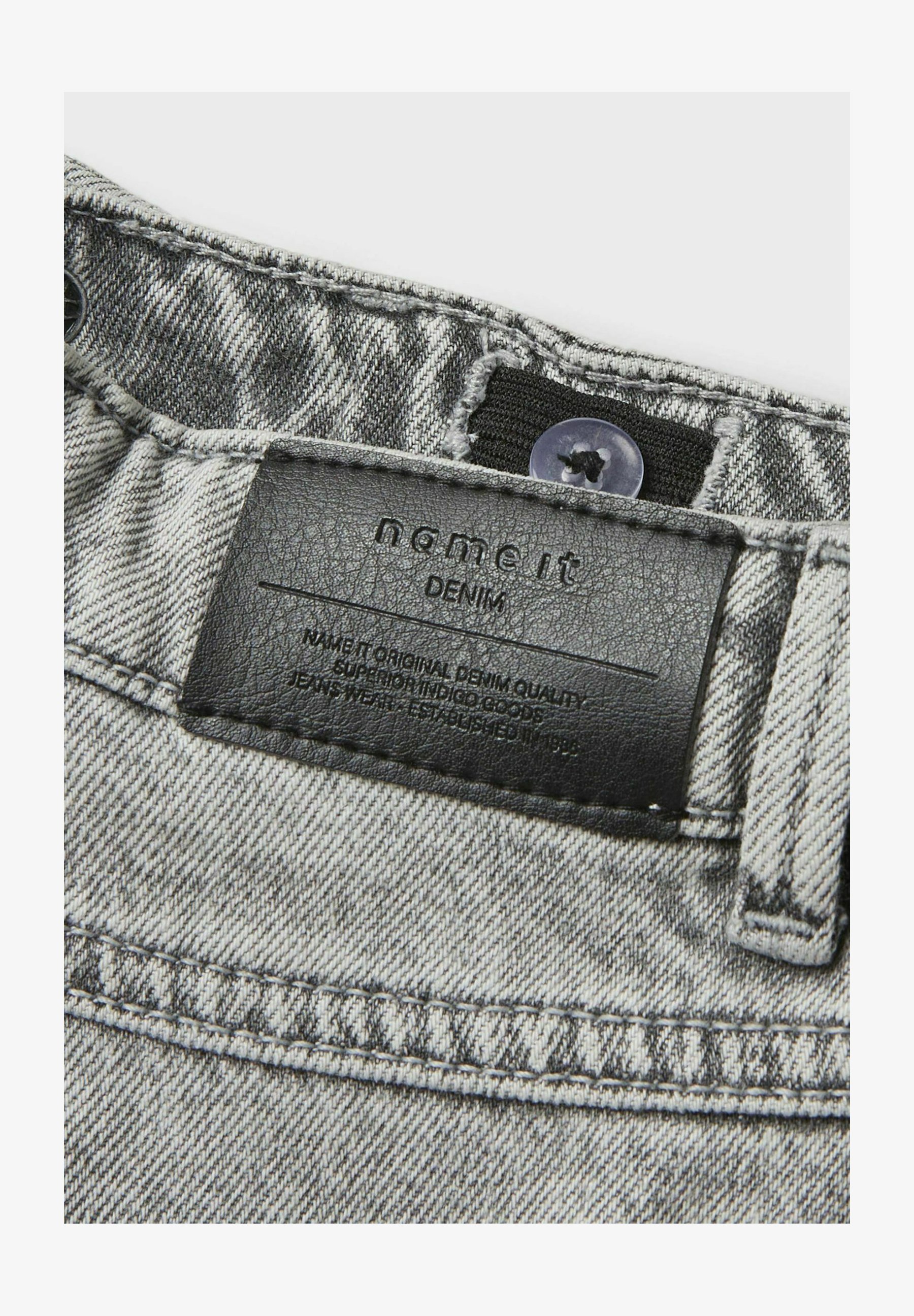 Appelez-le NKFROSE WIDE TE NOOS - Jean évasé - denim gris clair