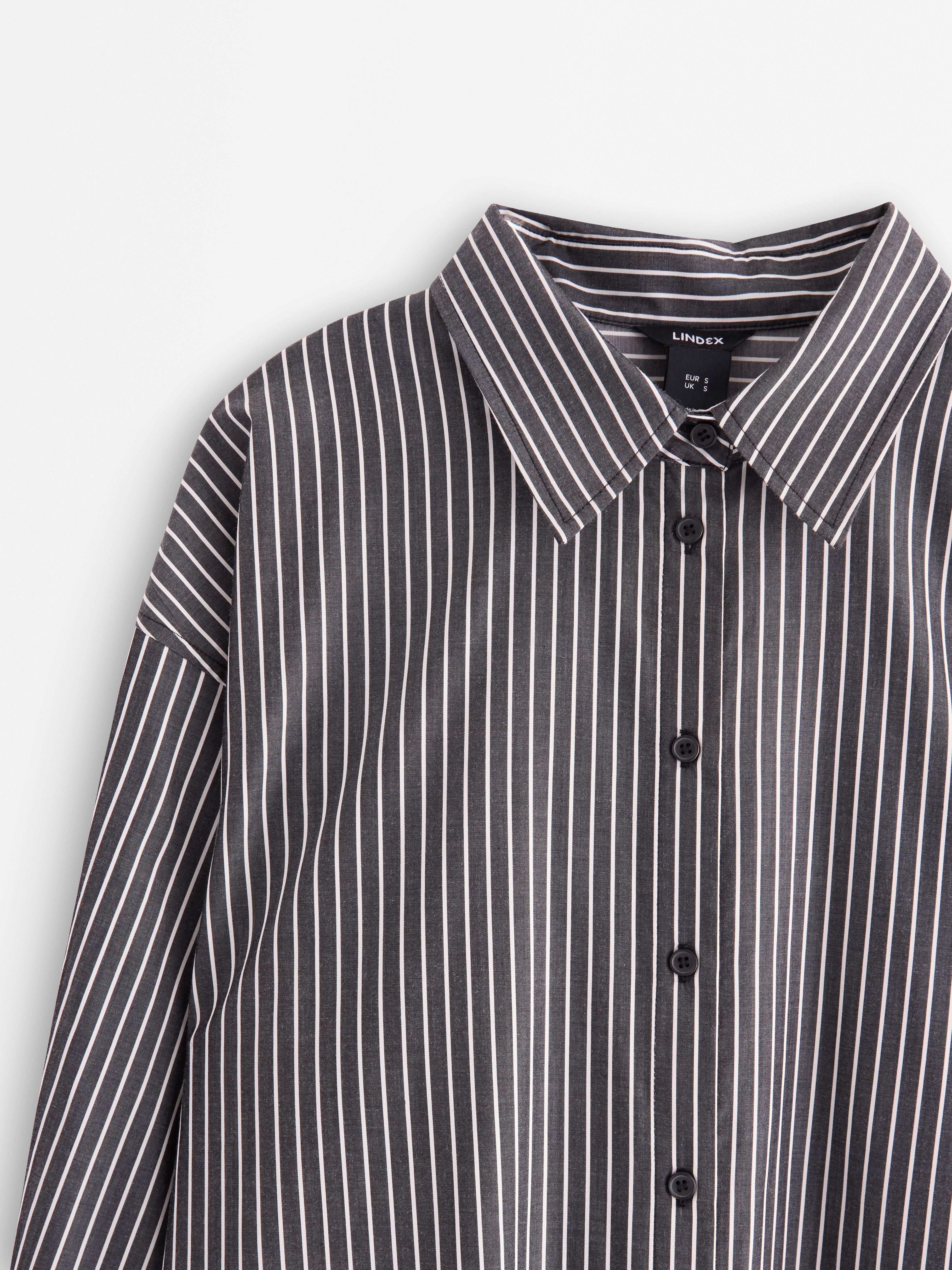 Vestido camisa preto