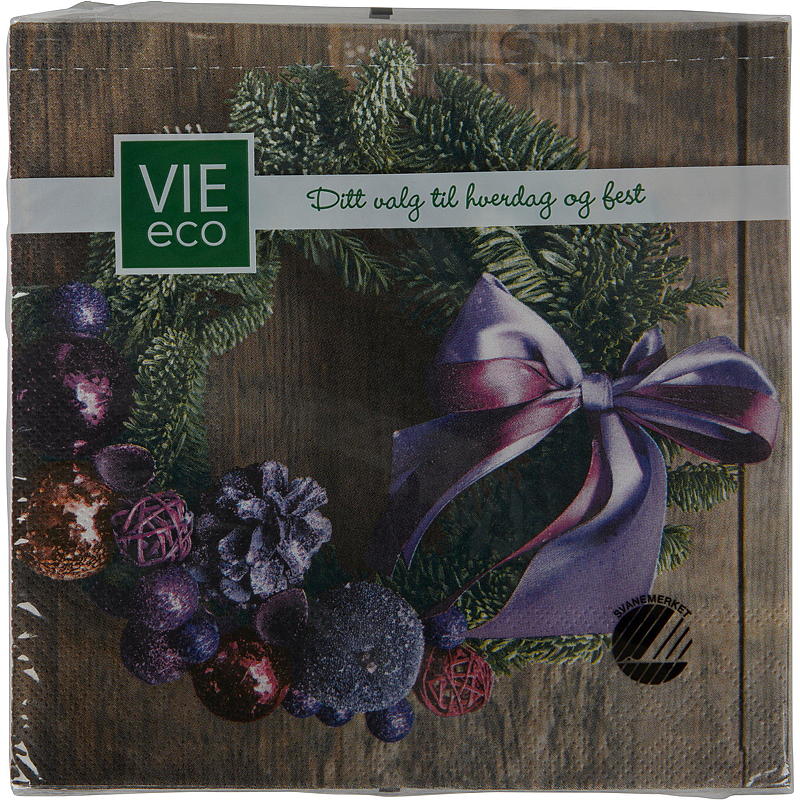 Vie Eco -lautasliinat 20 kpl 33x33 cm, Adventti