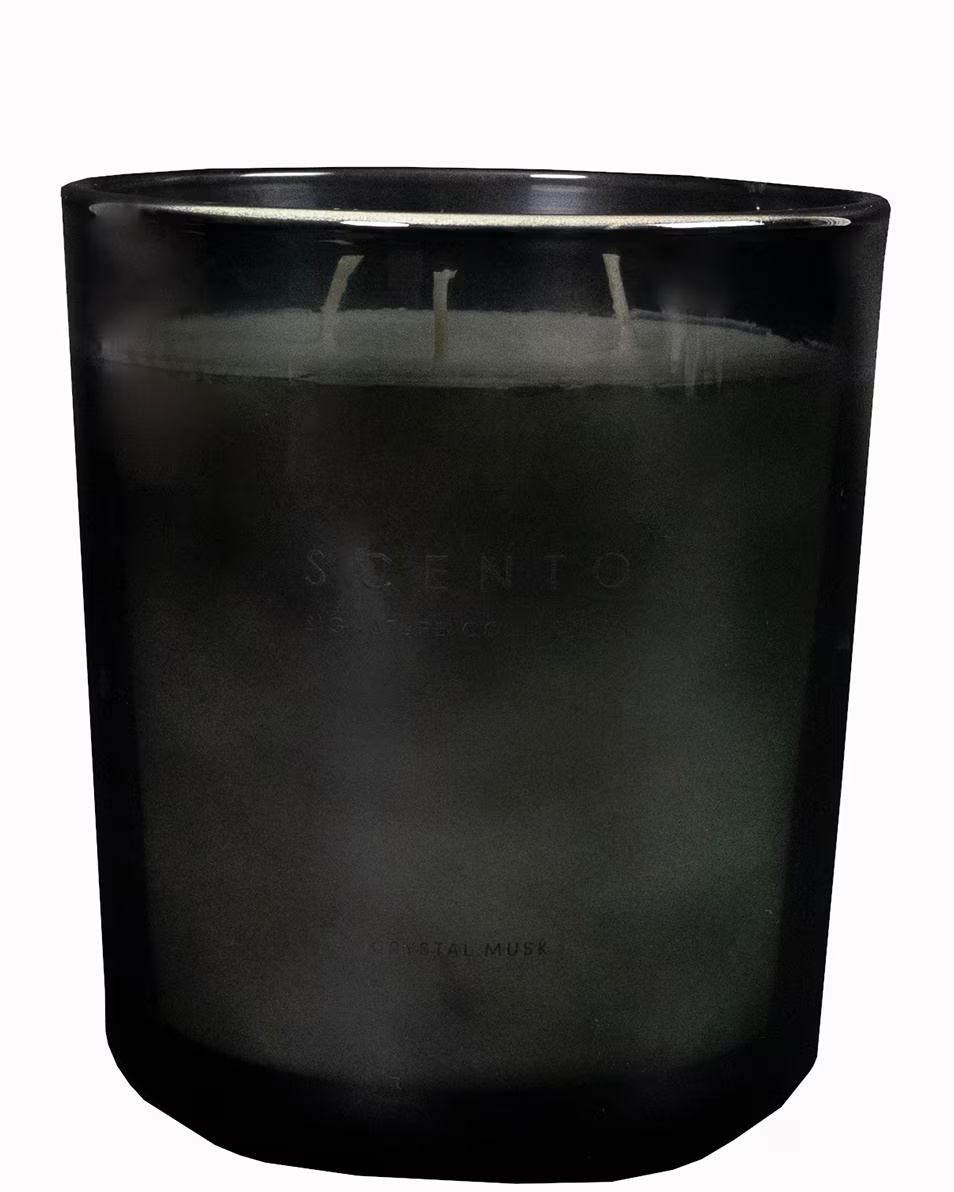SCENTO SIGNATURE COLLECTION KRISTĀLA MUSKA LIELA SVECE