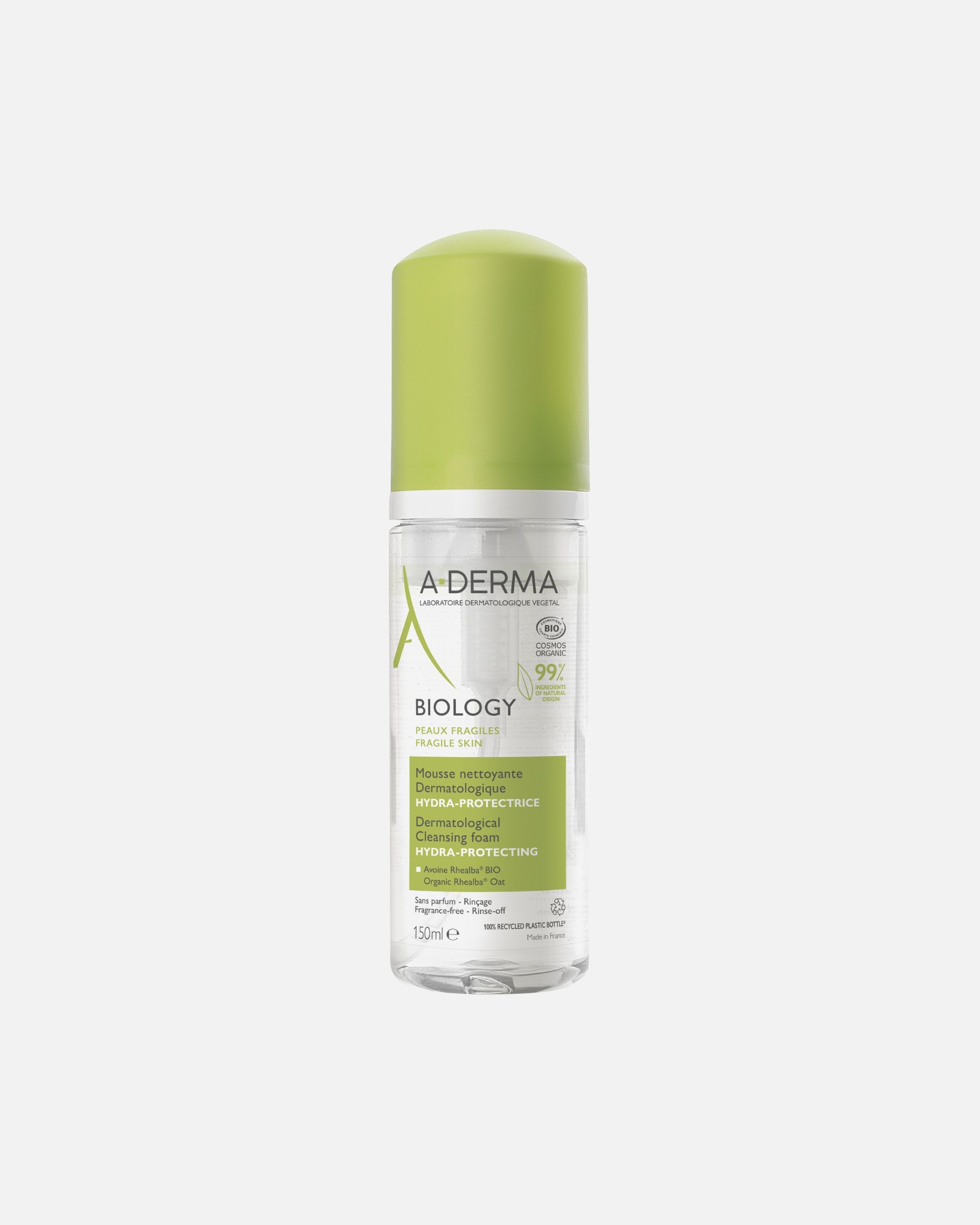 A-DERMA Biology Dermatološka čistilna pena - 150 ml