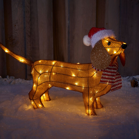 Små LED-julefigurer, dachs