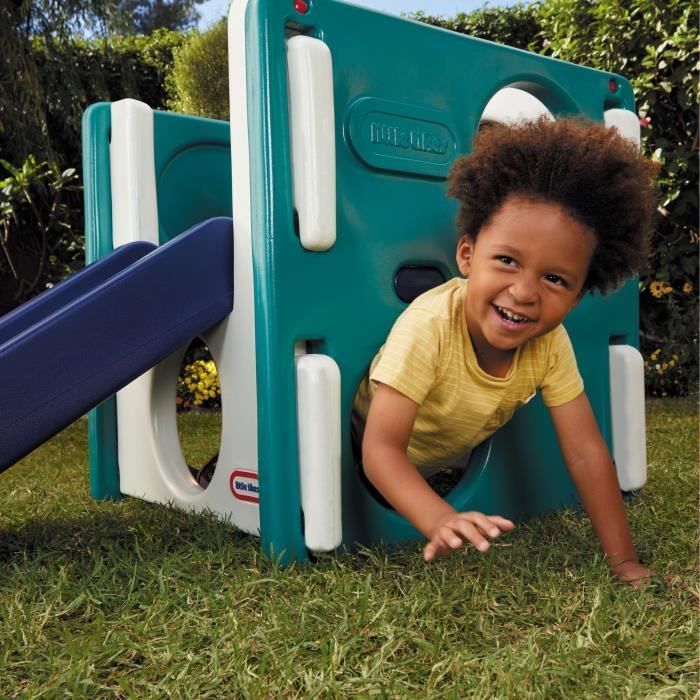 Little Tikes – Indoor/Outdoor Slide – Green, White and Blue – For Children 18 Months to 4 Years