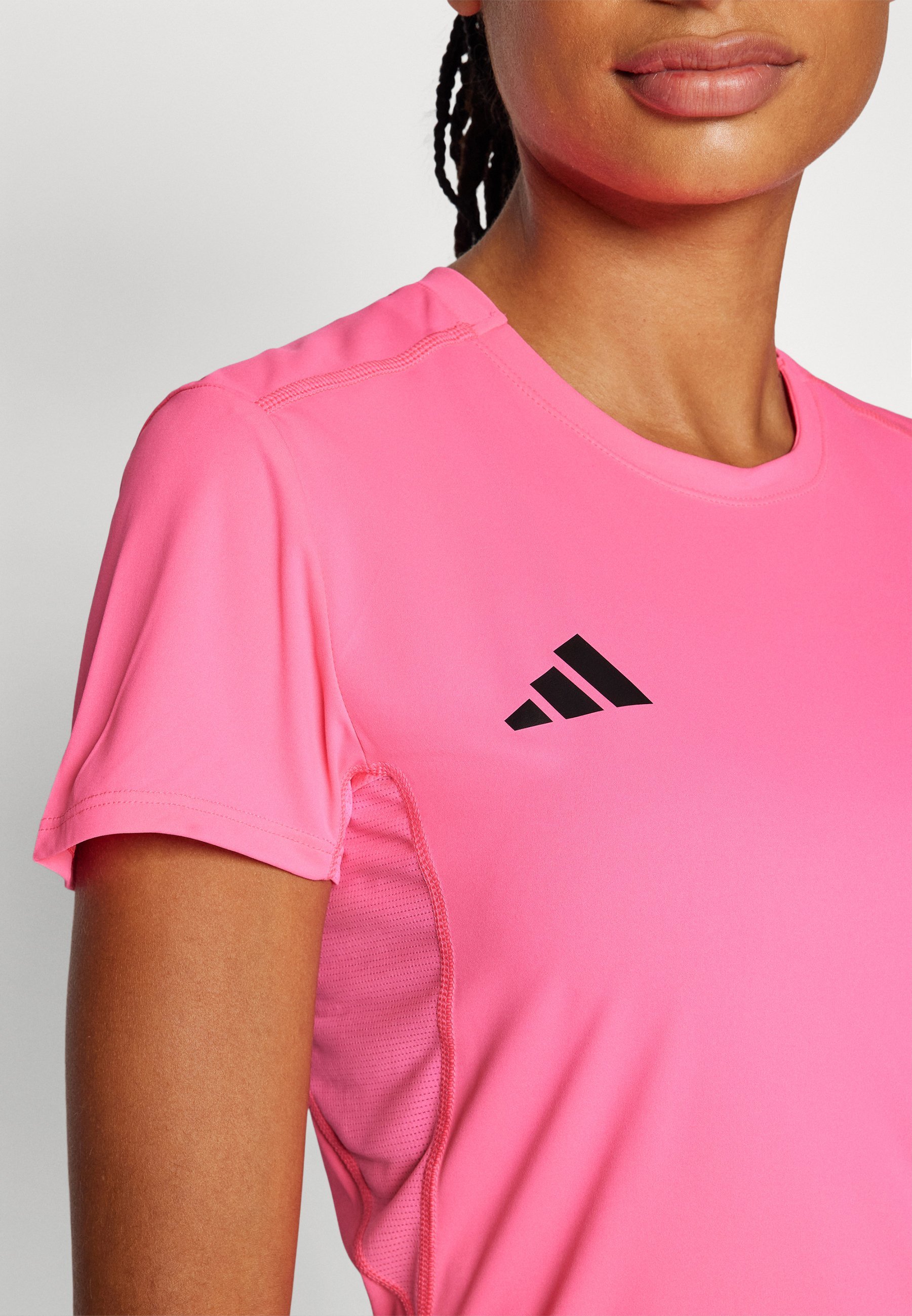 adidas Performance ADIZERO T-shirt - Sport T-shirt - helderroze