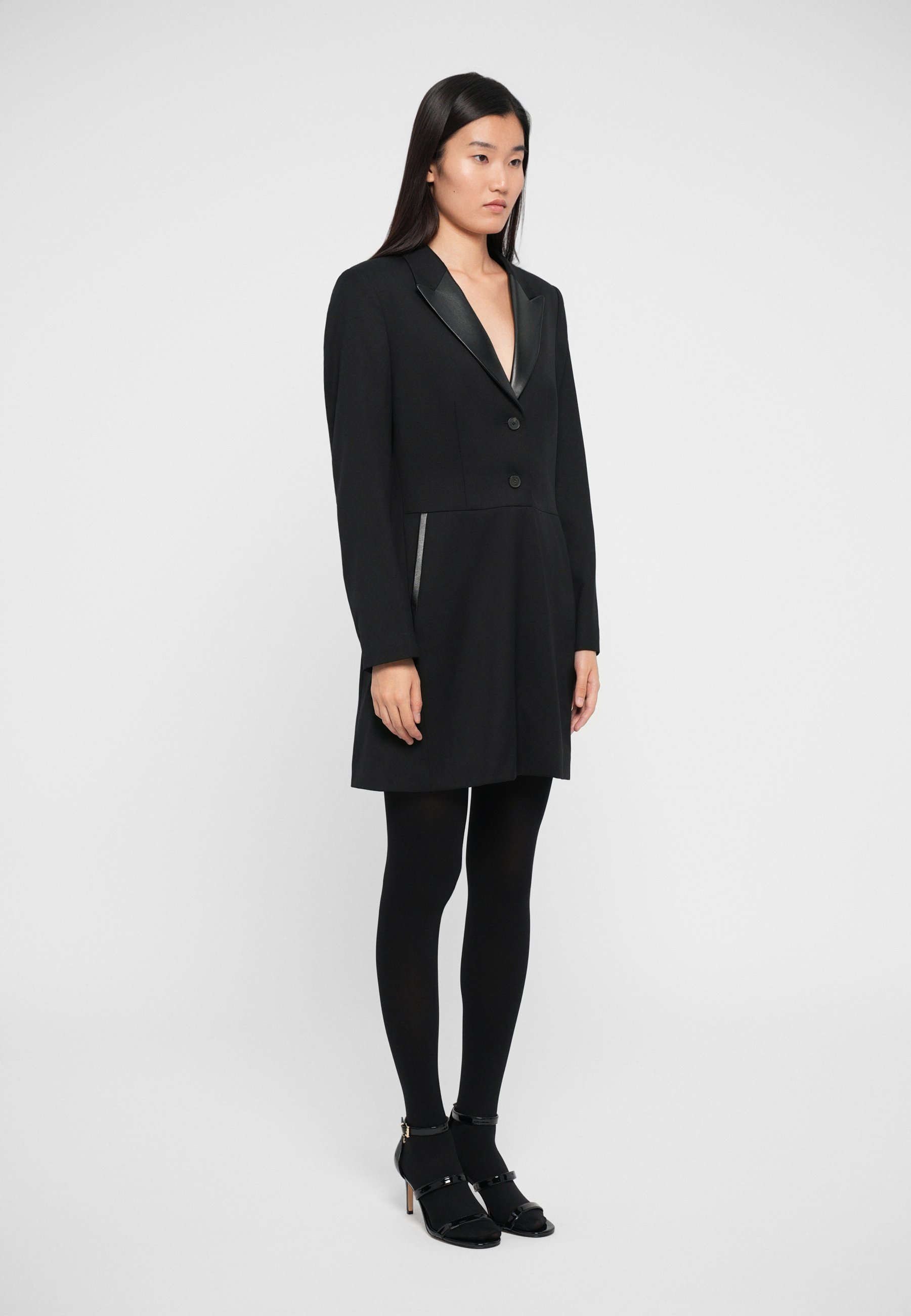 The Kooples ROB - Vestido camisa - preto