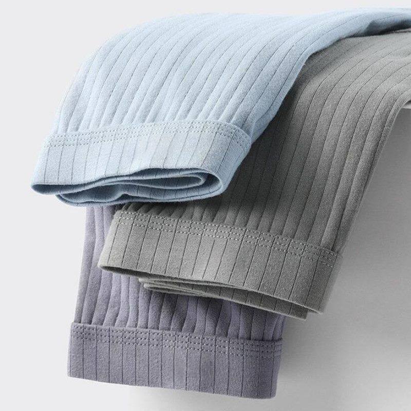 3 pezzi di slip da uomo, boxer in cotone biologico, traspiranti, antibatterici, a taglio dritto, pantaloncini larghi e sexy per ragazzi, intimo da uomo