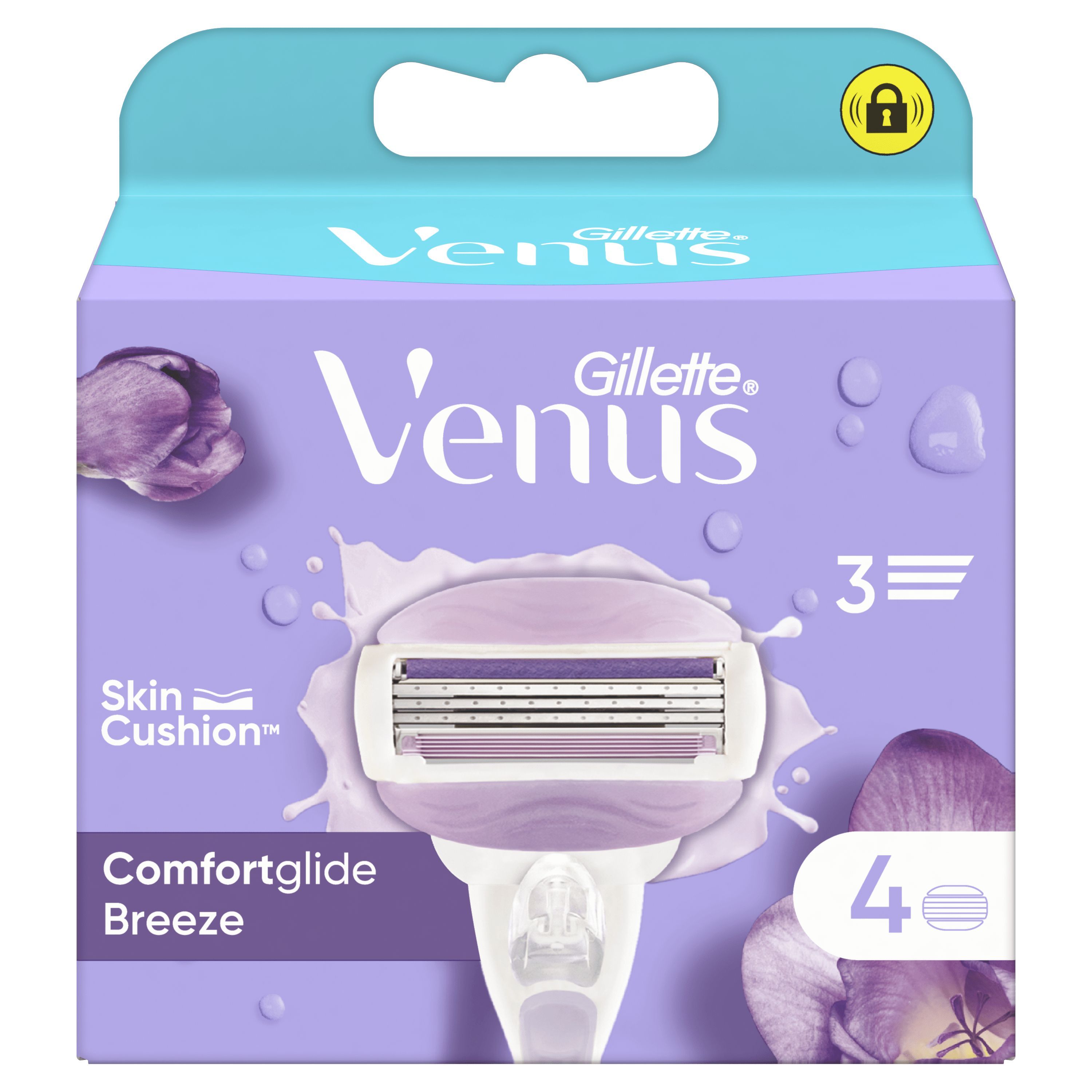 Moteriški „Venus Breeze“ papildymai Moteriški skustuvo peiliukai