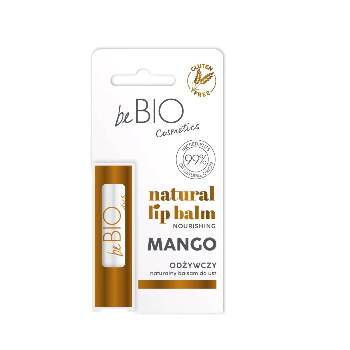 BeBIONaturalny Balsam do Suchych Ust Mango