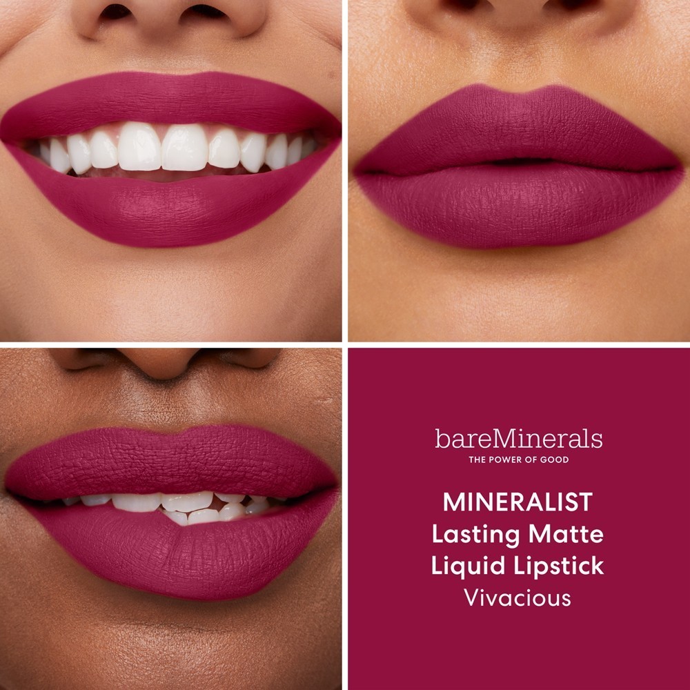 bareMinerals Lipstick Mineralist Lasting Matte skysti lūpų dažai - 3,7 ml
