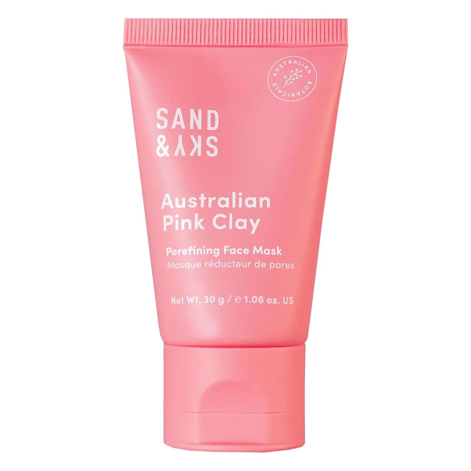 Čistilna maska Sand & Sky z avstralsko rožnato glino – maska za zožitev por – 30 g