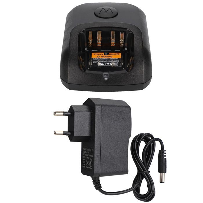 100-240V Walkie-Talkie oplader (EU-stekker) voor Motorola XIR P8268 DP4400 DP4800 DP4801 DEP550
