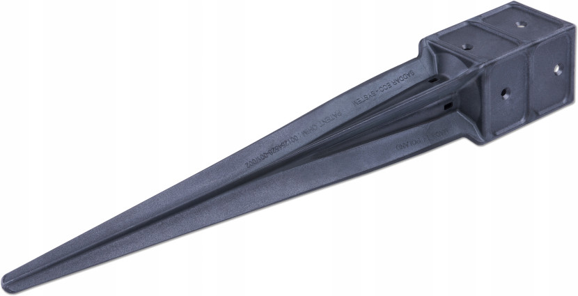 Podstawa Słupa do Domków Wbijana 91x91x750mm Kotwa Wspornik Ekologiczna