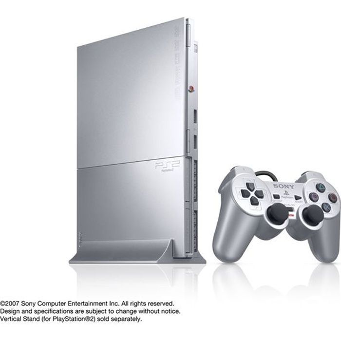 Console PS2 Slim Argento