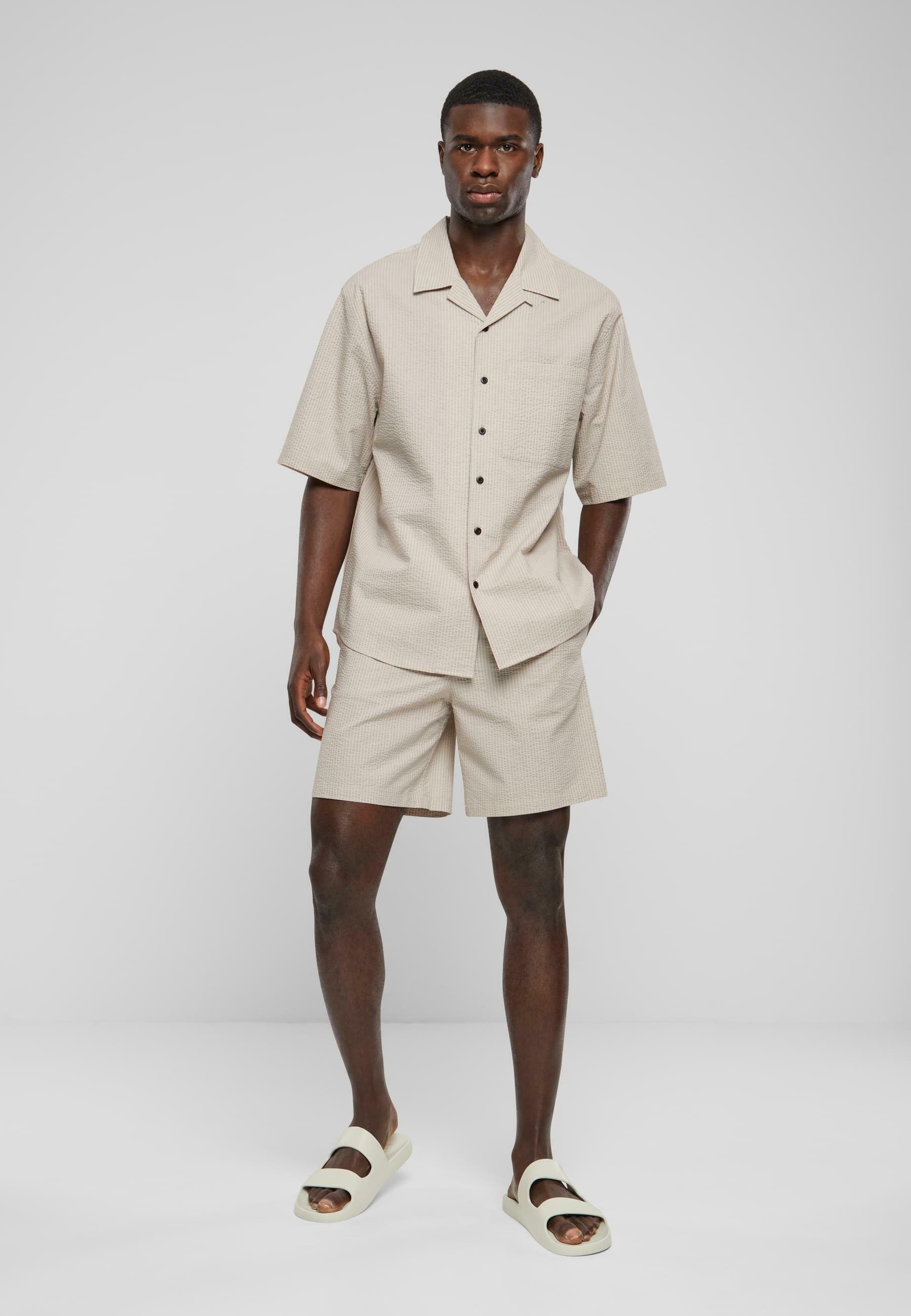 Camicia Urban Classics a maniche corte, modello rilassato - cloud