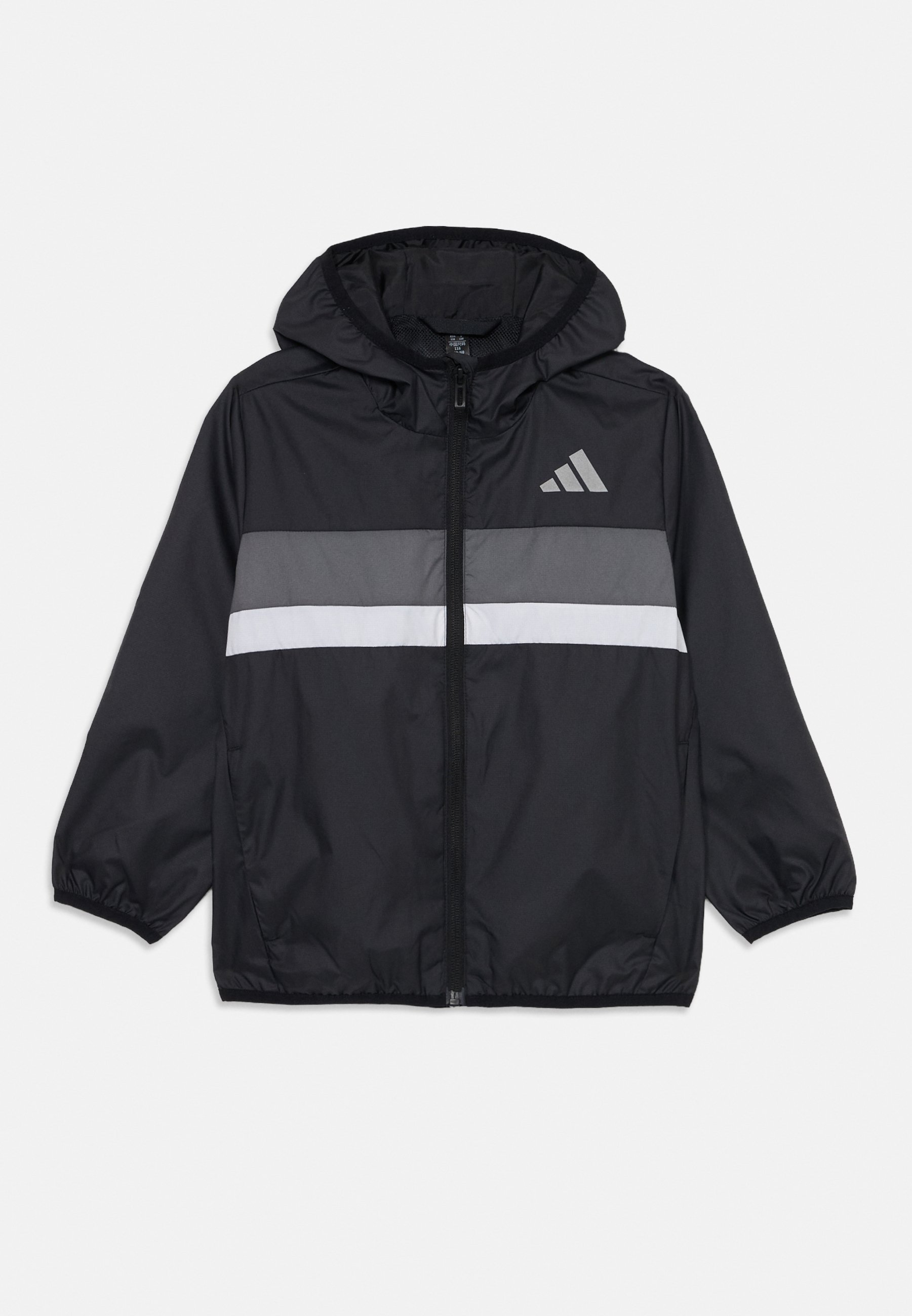 adidas Performance TIBERIOERIO KIDS UNISEX - Windbreaker - zwart/grijs/wit