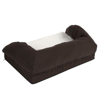 Cuccia ortopedica per cani - Marrone/Beige