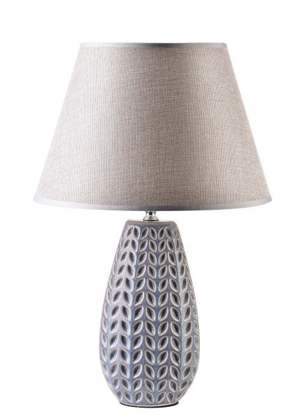 Lampa stołowa LETI GREY 12x8,5x47cm