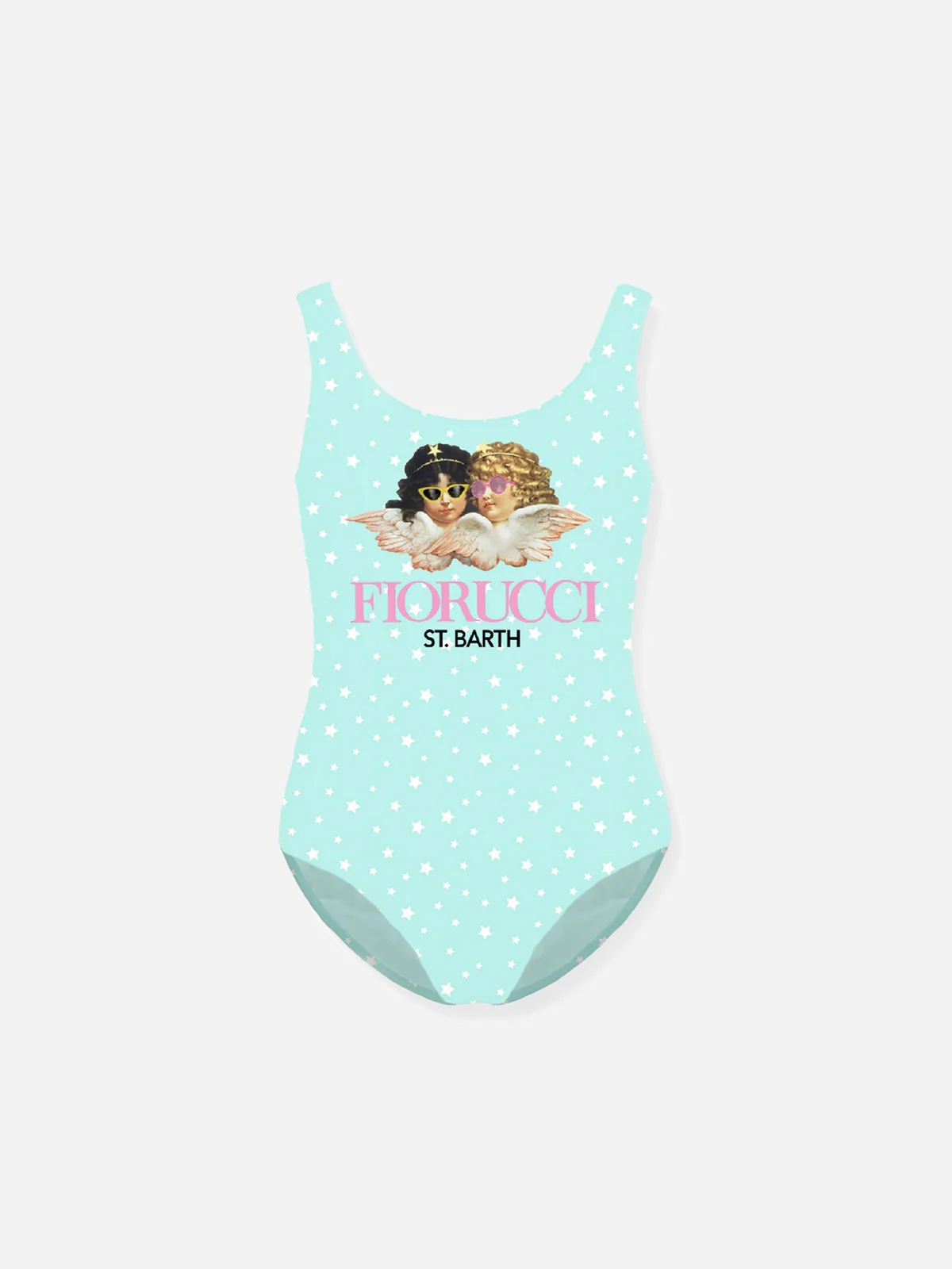 Maillot de bain une pièce pour fille, imprimé Fiorucci | ÉDITION SPÉCIALE FIORUCCI