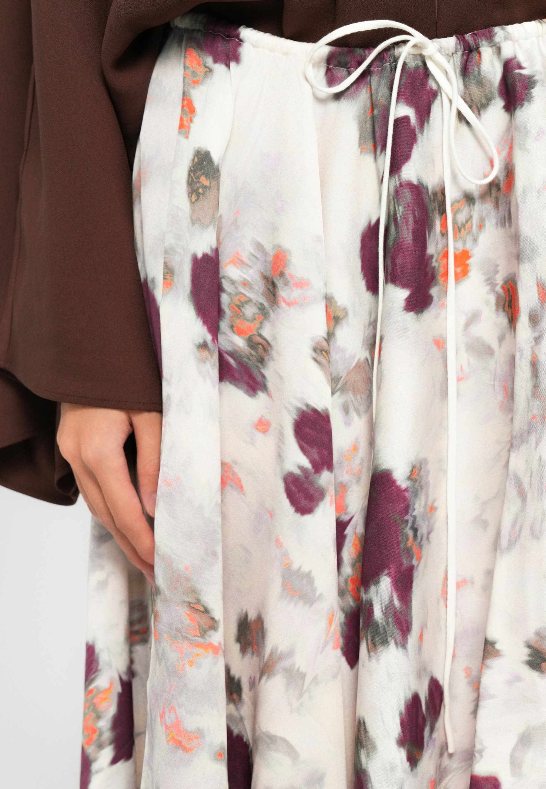 Rodebjer BLANCA ROSIE - Gonna lunga - crema gardenia