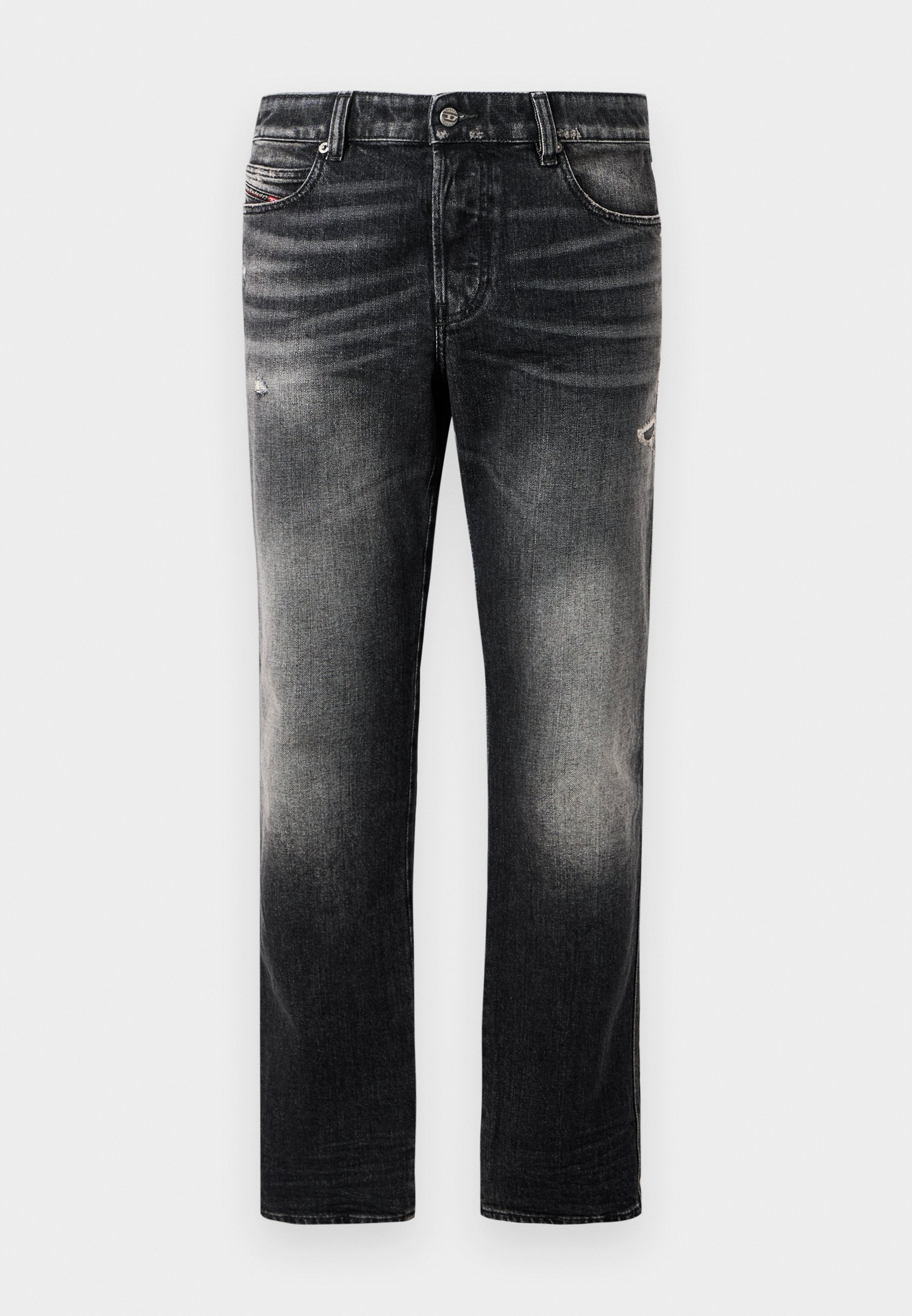 Diesel Straight Leg Jeans – Schwarz