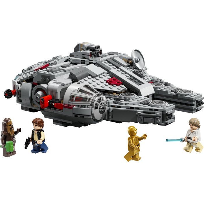 LEGO Star Wars SMART Play : Faucon Millenium - Jeu de Construction - Set Compatible 75426