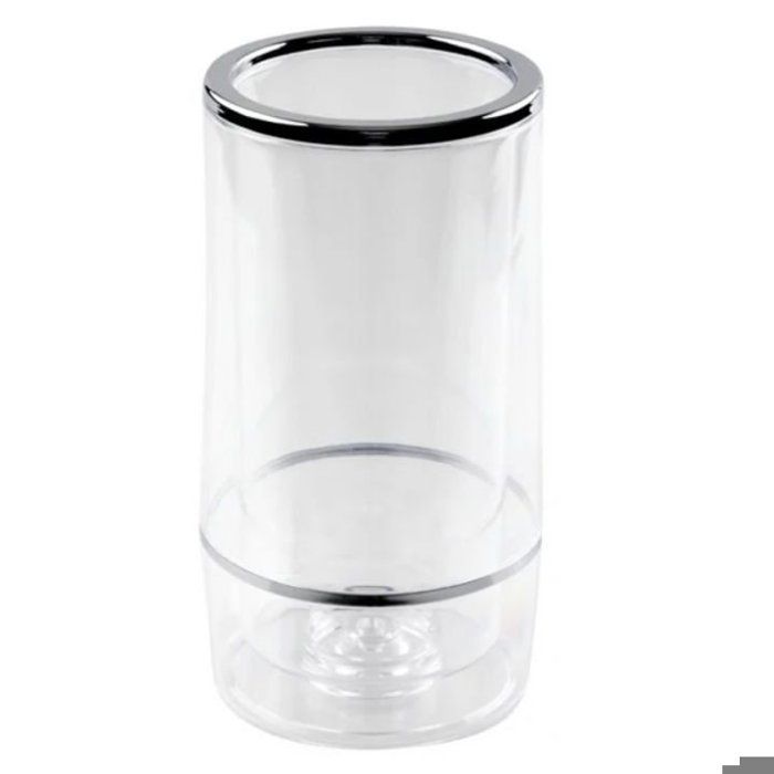 Bottle cooler - APS - Clear acrylic - Double wall - 230mm high - 120mm diameter