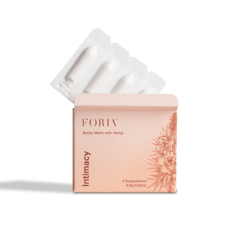 Foria Intimacy Booty Melts au chanvre