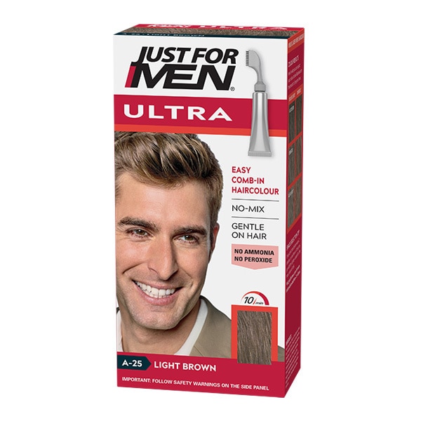 Just For Men Ultra Hajfesték A25 Világosbarna | Ajándékok Apáknak | Superdrug