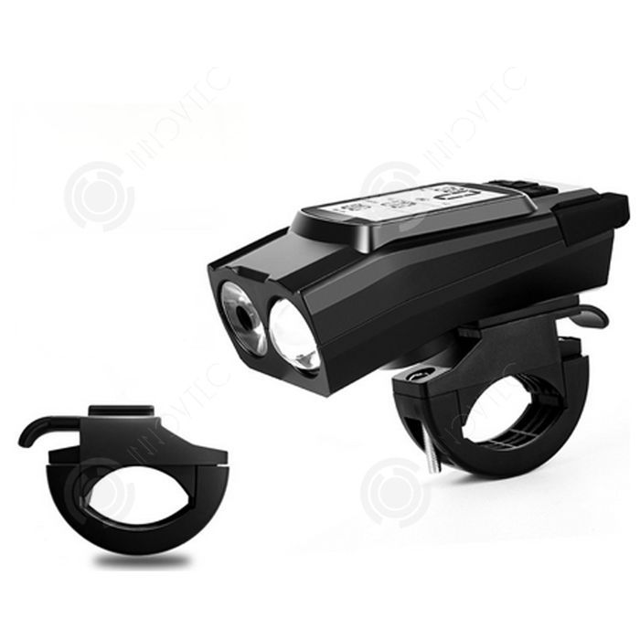 INN Compteur de vitesse de vélo avec positionnement GPS sans fil phare klaxon compteur kilométrique VTT 3 en 1 compteur de vitesse