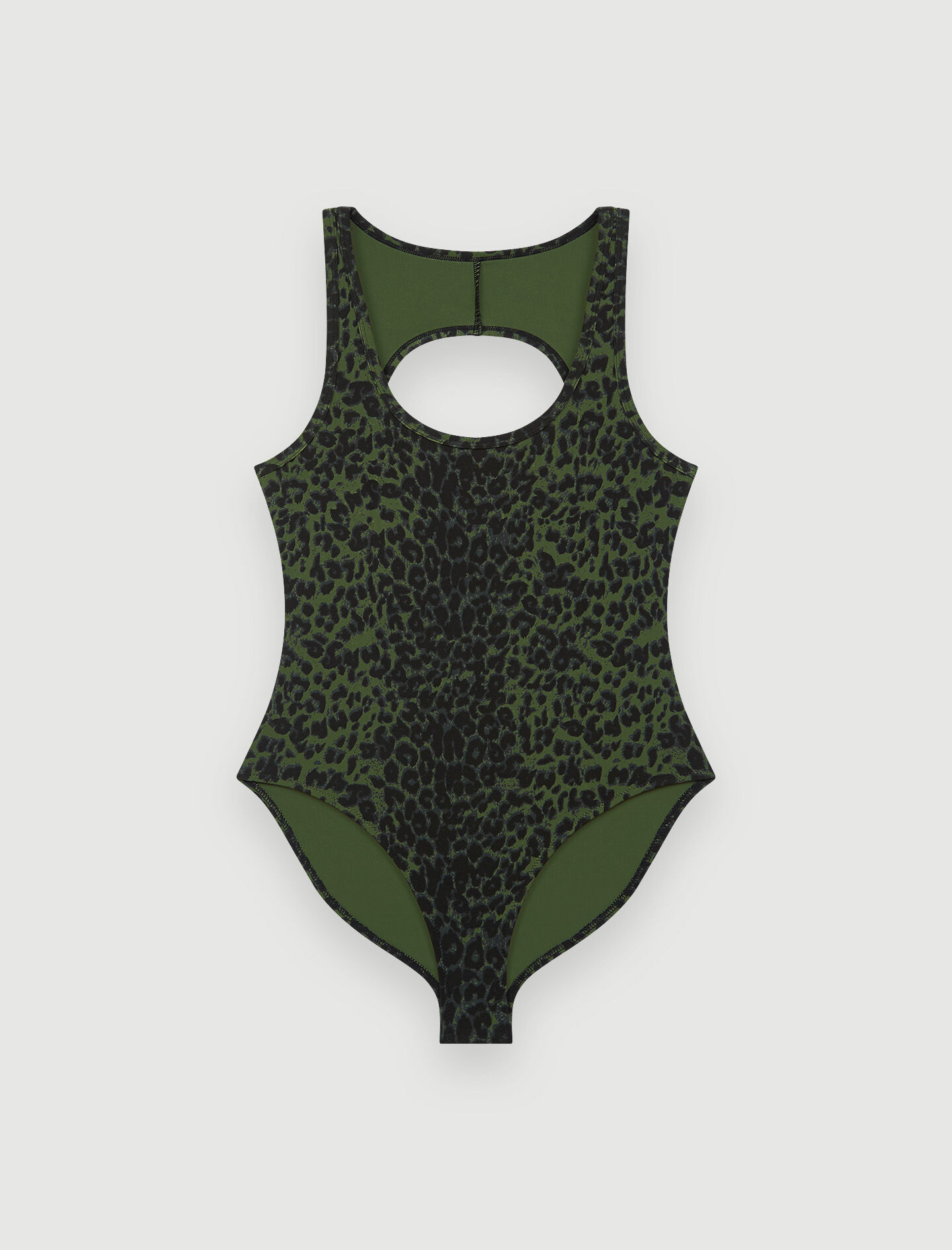 Body sport cu imprimeu leopard - Imprimeu leopard kaki