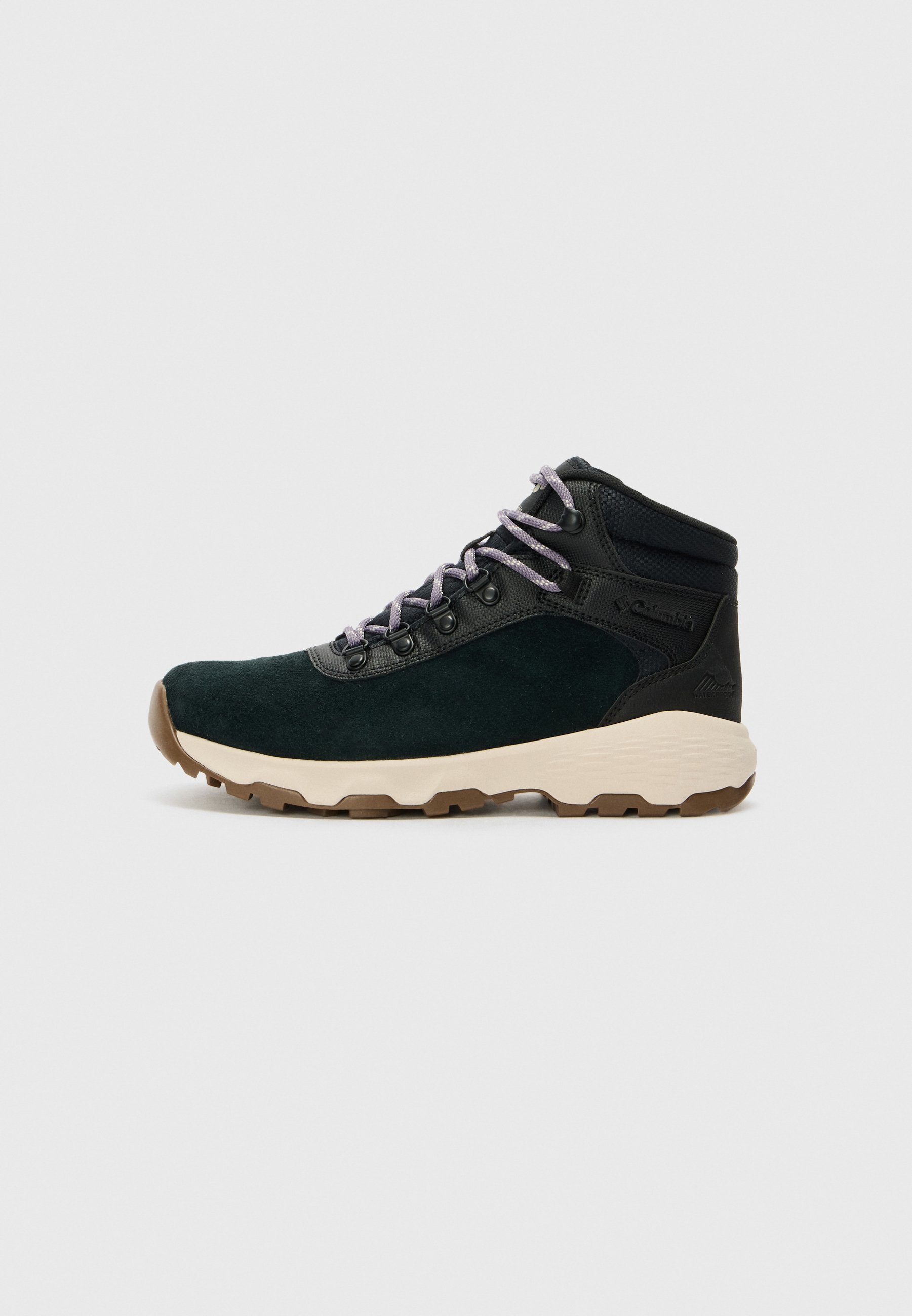 Columbia NEWTON WANDER - Botas de caminhada - preto/roxo granito