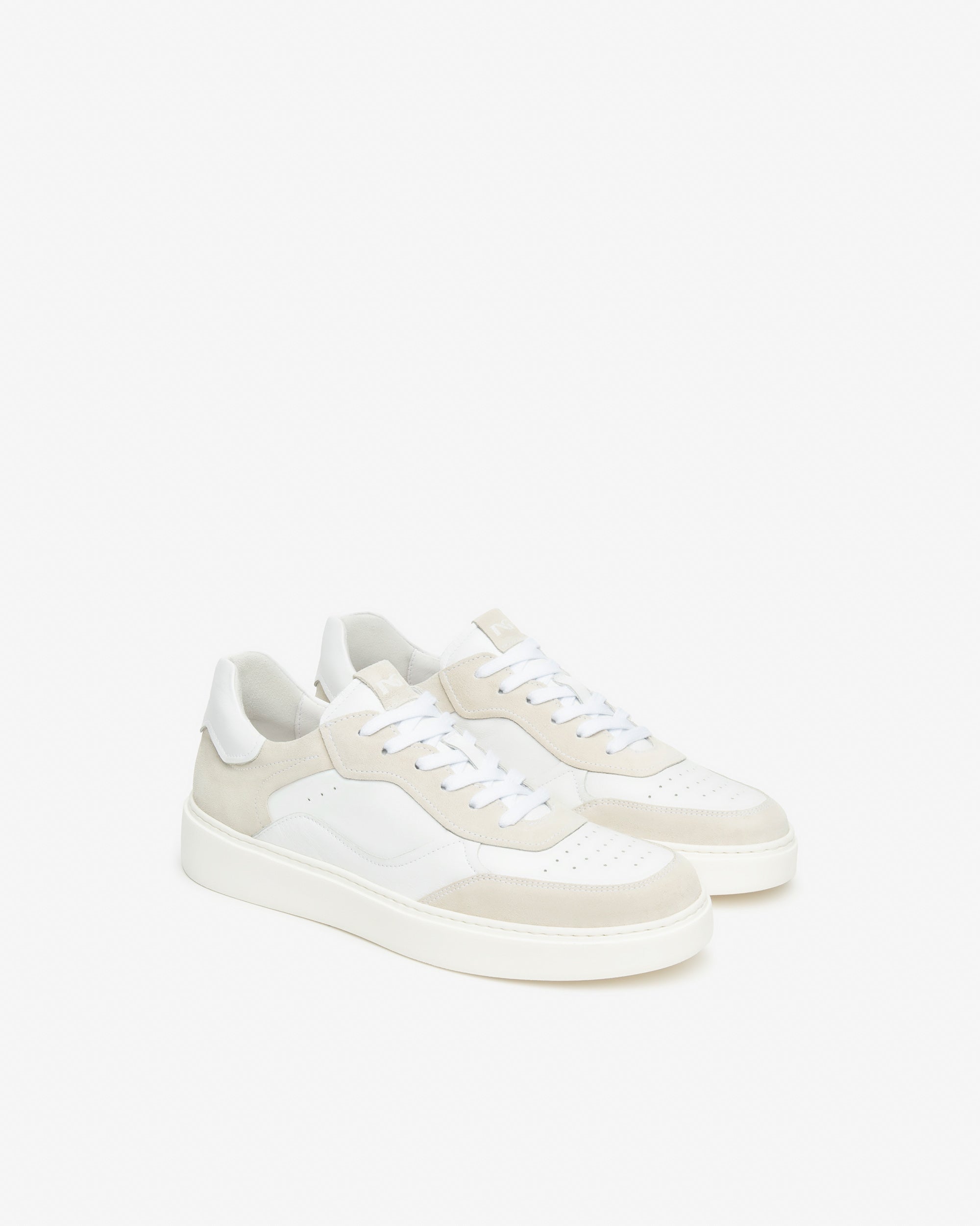Baskets en cuir et daim pour hommes
