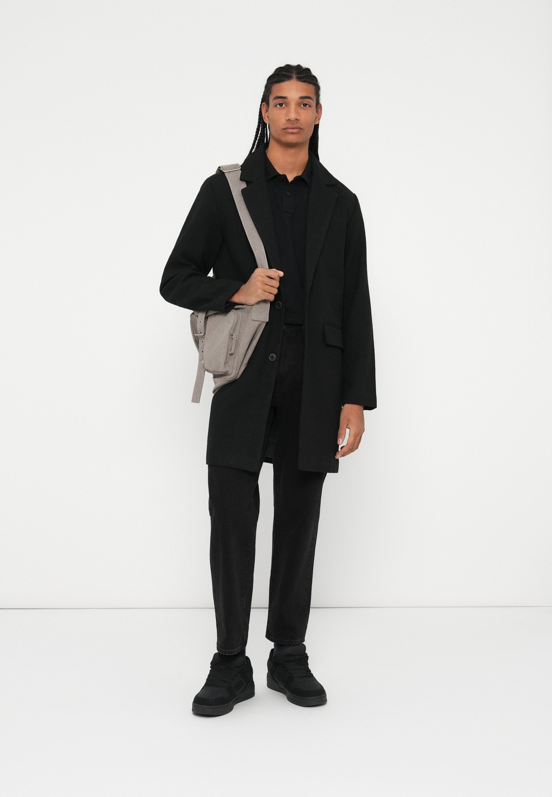 Cappotto Jack & Jones JJEHARRIS - Cappotto classico - nero