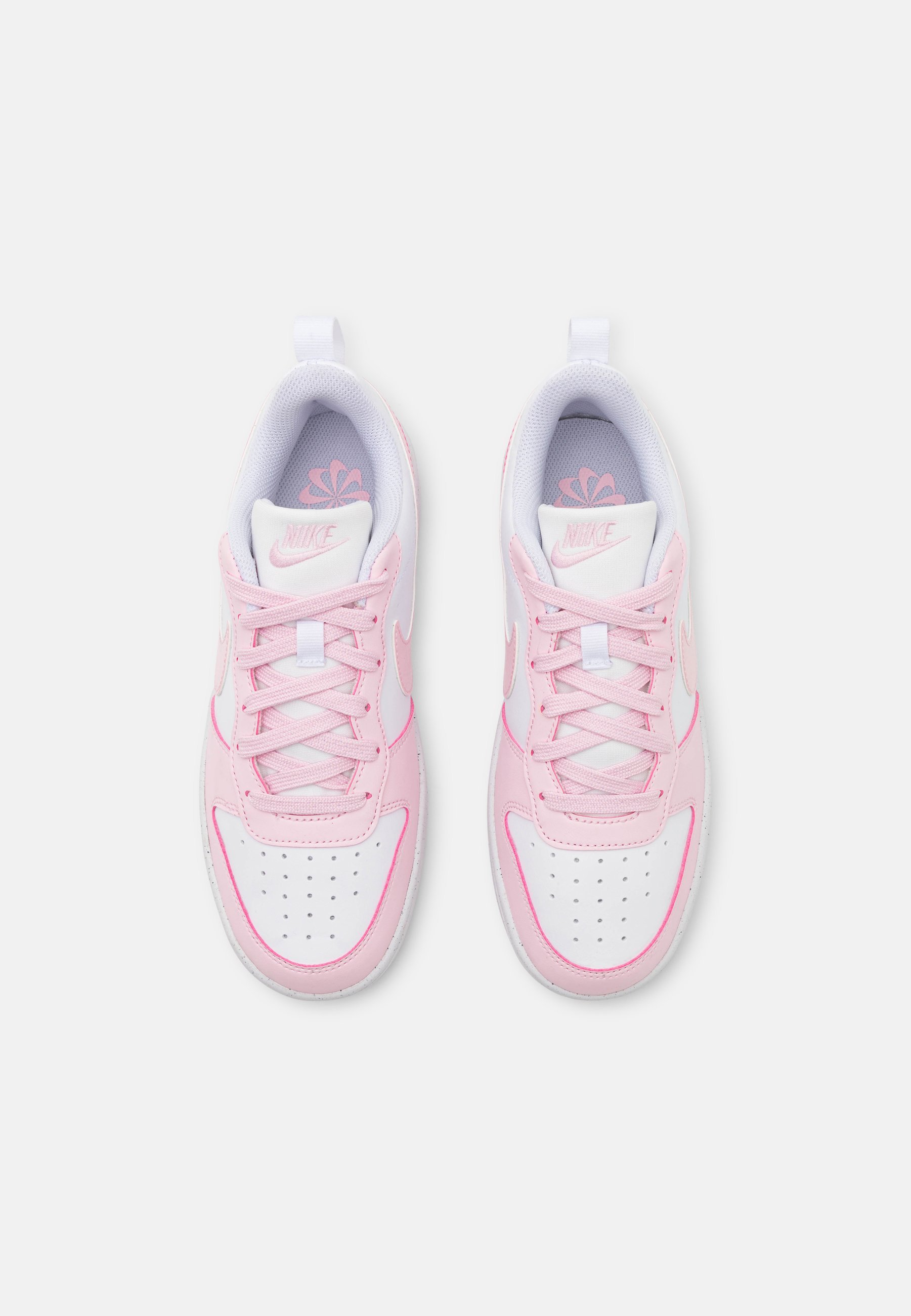 COURT BOROUGH LOW UNISEX - Joggesko - white/pink/futsalgNike Sportswear