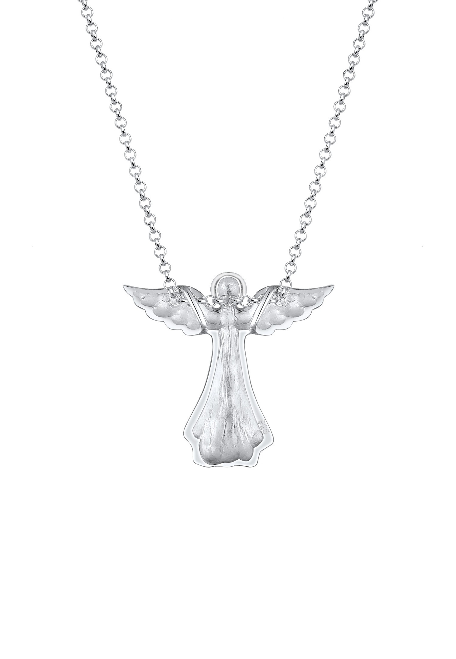 Elli Femme Pendentif d'Ange en Argent Sterling 925 avec Cristaux