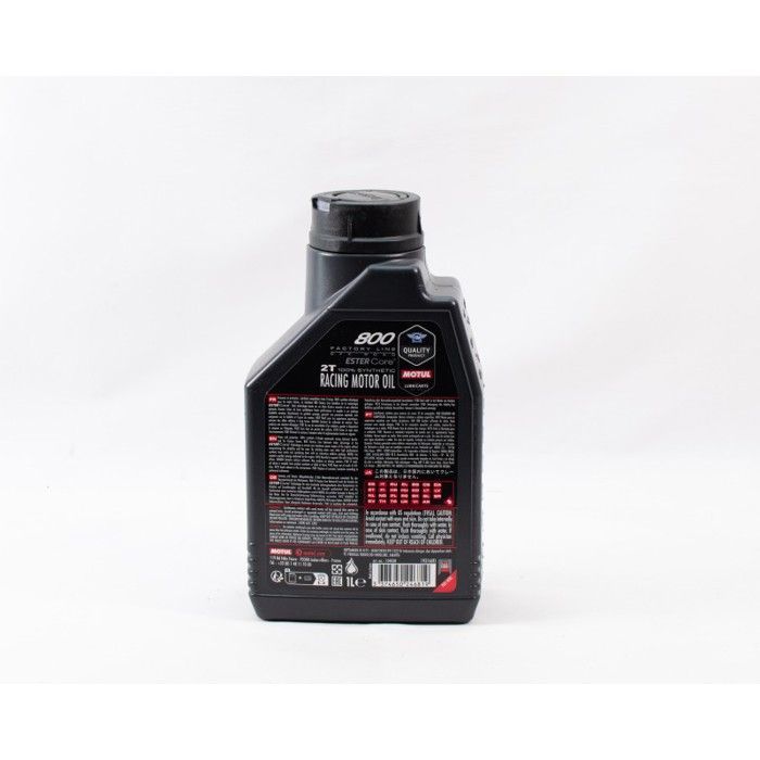 1L can of Motul 800 FACTORY LINE OFF ROAD RACING 100% synthetic 2-stroke motorcycle oil