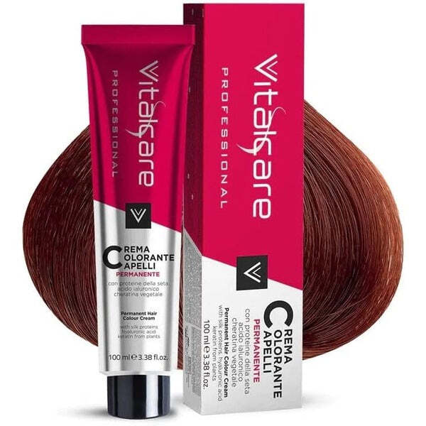 Vitalcare Permanentní barva na vlasy 7/4 Blond Auburn 100ml