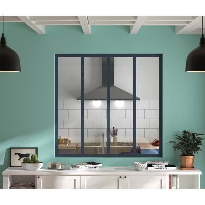 Mampara de vidrio templado OPTIMUM de 4 paneles, gris - 108 x 119,6 cm