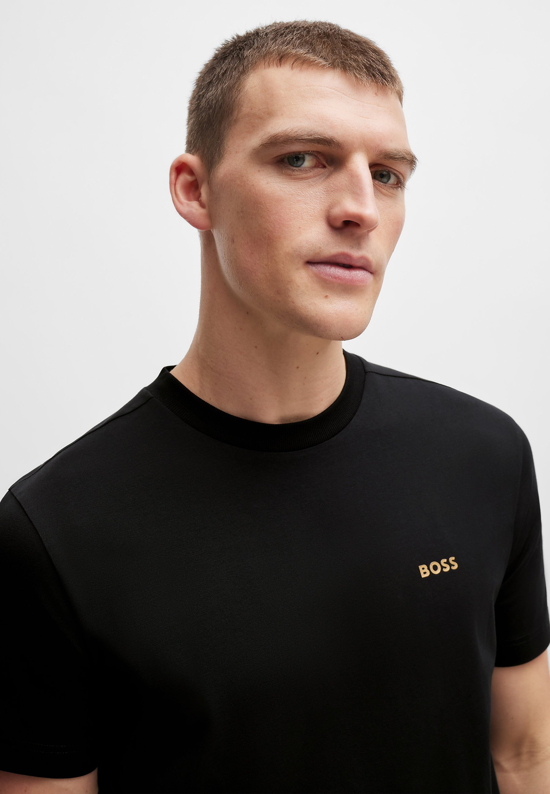 BOSS TEE - Basic T-shirt - zwart