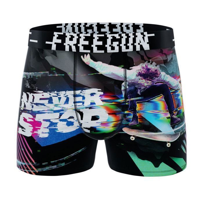 Calzoncillos bóxer Freegun para hombre - Azul (Paquete de 5)
