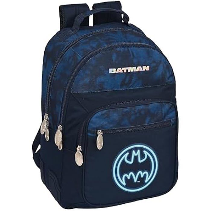 Mochila - SAFTA - Batman Legendario - Cómoda - Duradera - Para niños