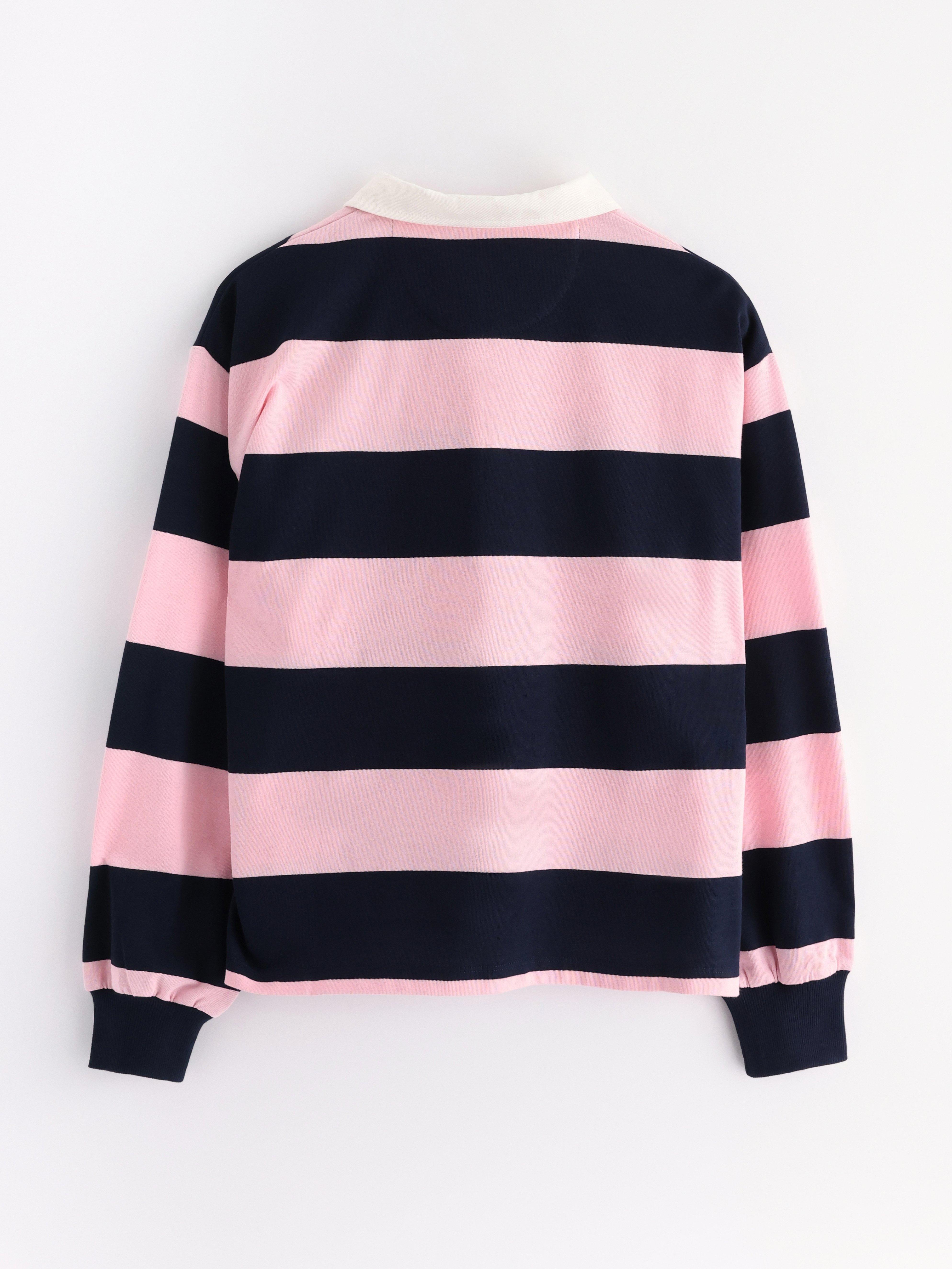 Rugbyskjorte lys rosa