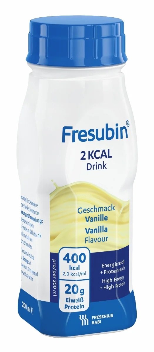 FRESUBIN Boisson vanille Fresubin 2 Kacl 4 bouteilles x 200 ml