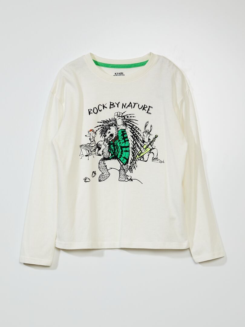 Camiseta estampada - BRANCA