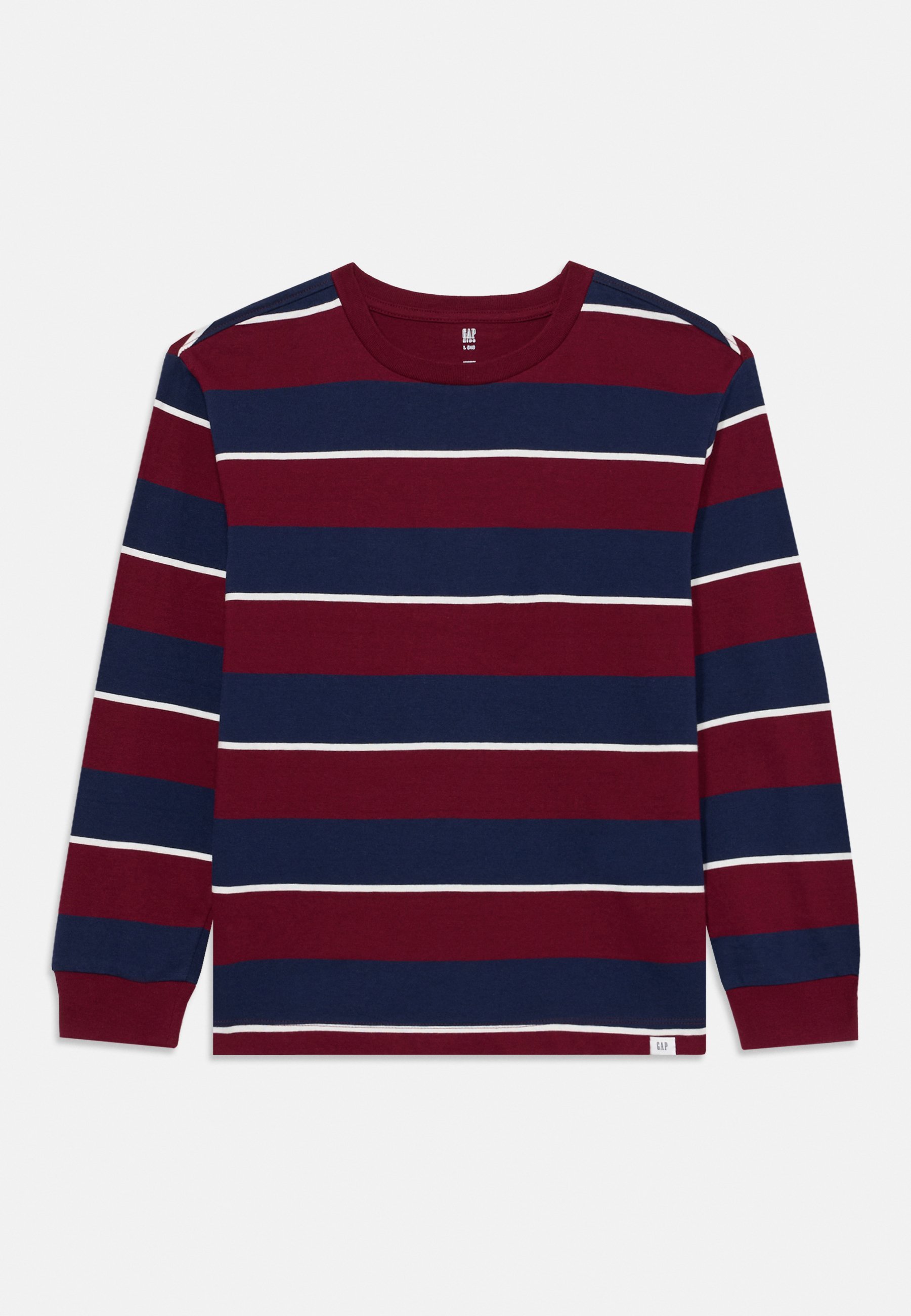 GAP LS RELAXED TEE - Bluzka z długim rękawem - granatowo-czerwony