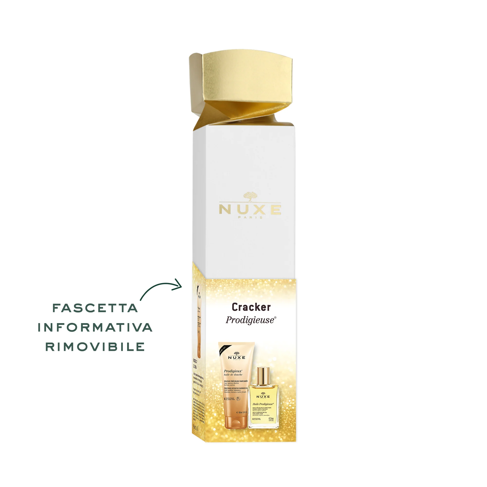 Huile Prodigieuse Cracker Huile Prodigieuse® Classico - Cofanetti Viso e Corpo, Olio viso nutriente, Olio Corpo