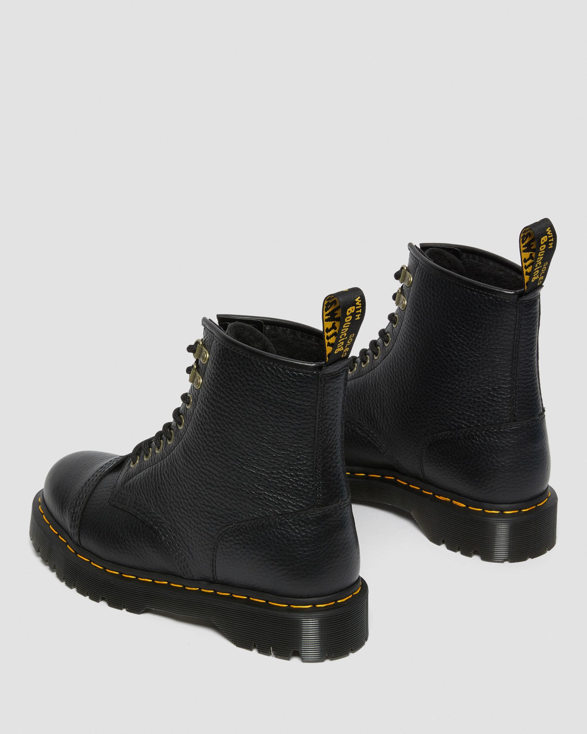 1460 Bex Fleece-Lined Leather Lace Up Boots