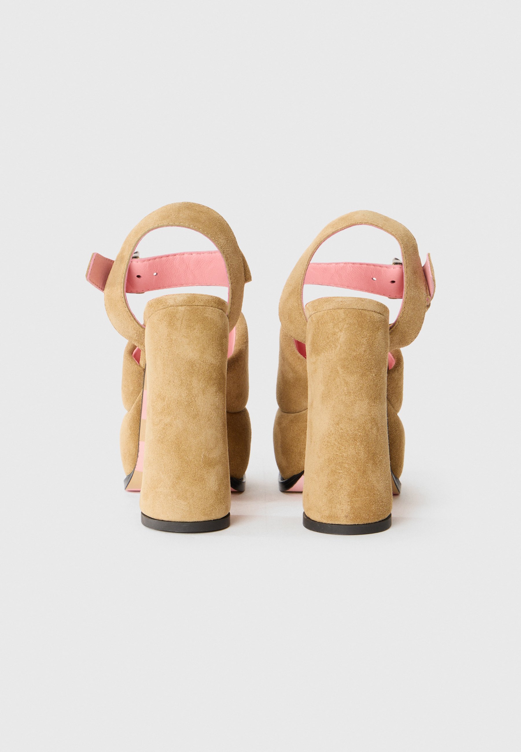 MOSCHINO sandalen met hoge hakken - beige